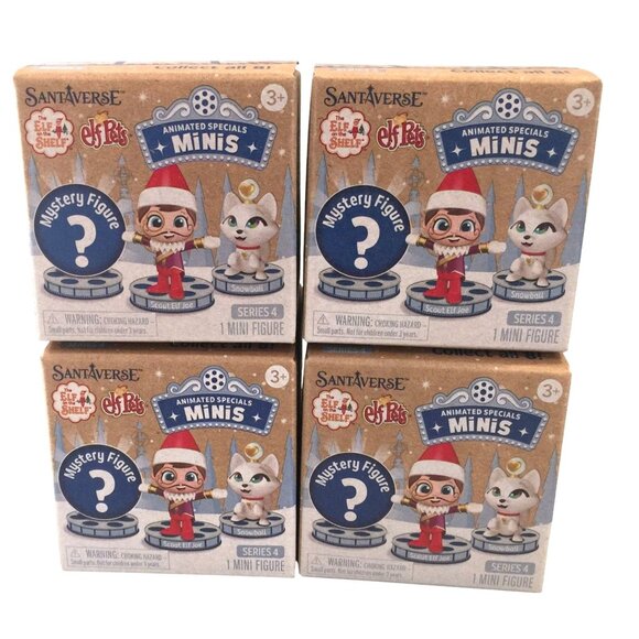 Santaverse The Elf on the Shelf Animated Minis Set of 4 Series 4 - Picture 1 of 5